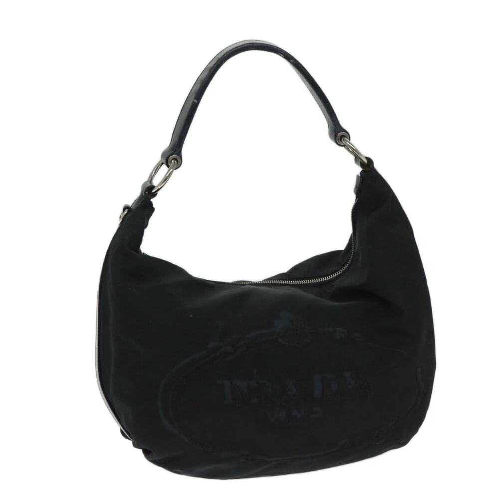 PRADA Shoulder Bag Nylon Black